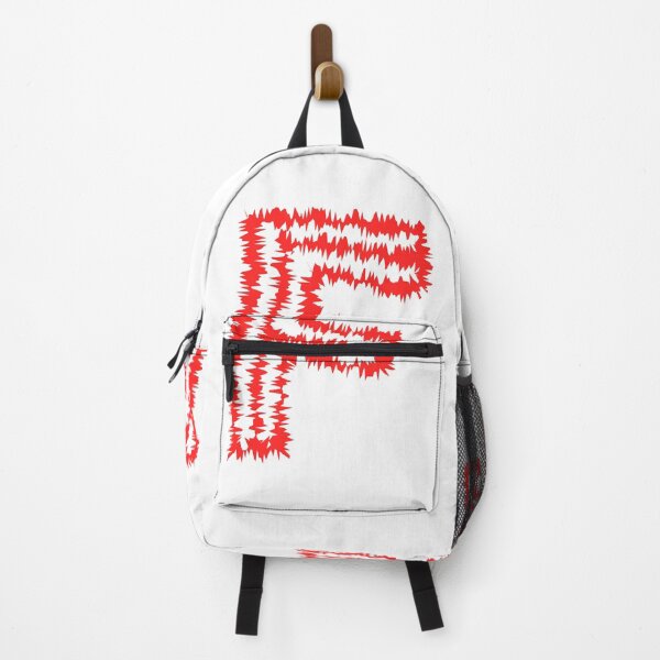 Item preview, Letter F Red Static Glitch Art designed and sold by uncoXab.