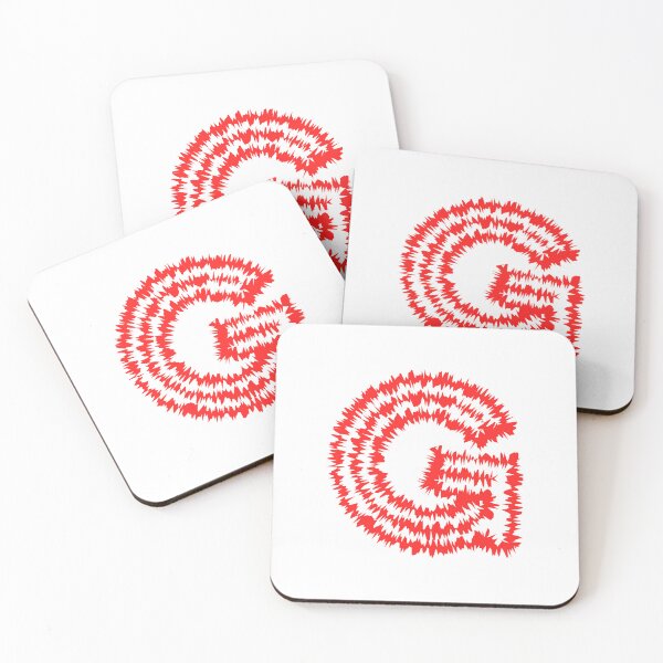 Item preview, Letter G Red Static Glitch Art designed and sold by uncoXab.