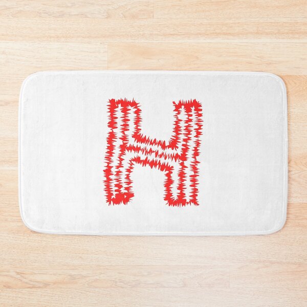 Item preview, Letter H Red Static Glitch Art designed and sold by uncoXab.