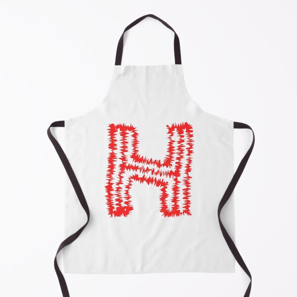 Item preview, Letter H Red Static Glitch Art designed and sold by uncoXab.