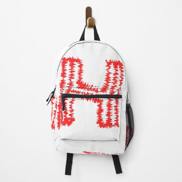 Item preview, Letter H Red Static Glitch Art designed and sold by uncoXab.