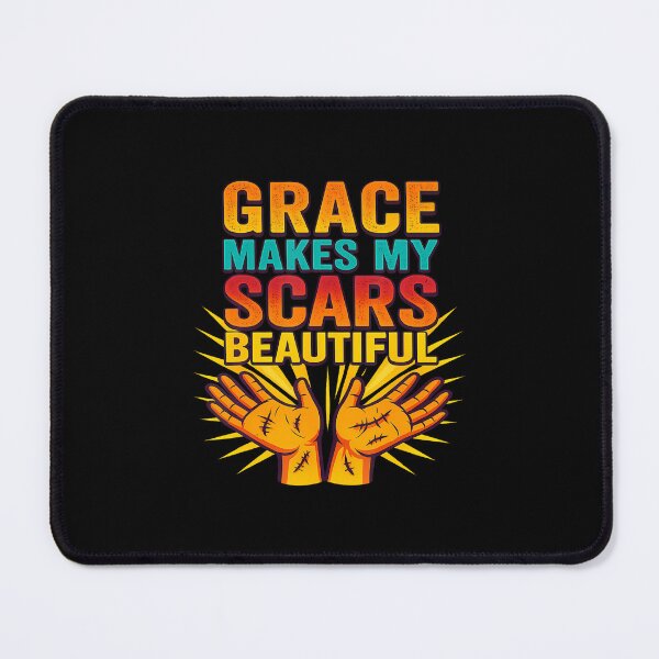 Item preview, Grace Makes Scars Beautiful - Inspirational Christian Gift designed and sold by TaraAnnie.