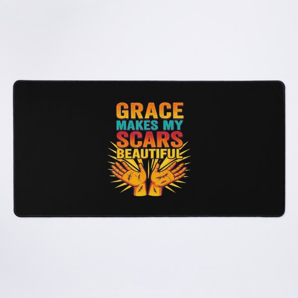 Item preview, Grace Makes Scars Beautiful - Inspirational Christian Gift designed and sold by TaraAnnie.
