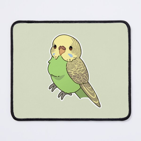 Item preview, Dilute green budgie female designed and sold by Blueberry-b1rd.