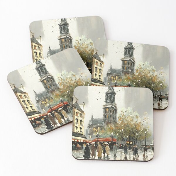 Item preview, Saint-Germain-des-Prés at Dusk - 04 designed and sold by artdesignsnow.