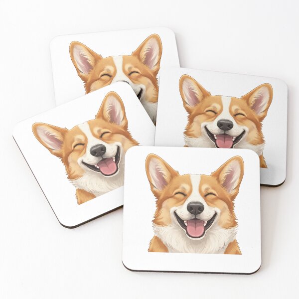 Item preview, Happy face of Corgi designed and sold by anuggra.