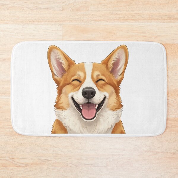 Item preview, Happy face of Corgi designed and sold by anuggra.