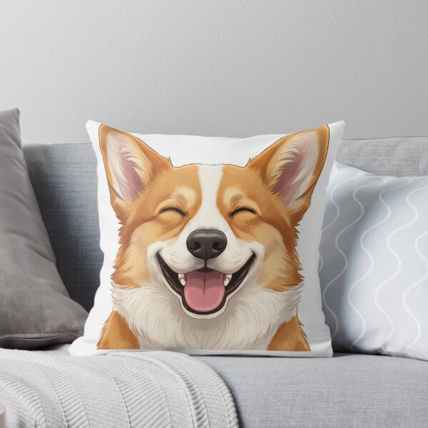 Item preview, Happy face of Corgi designed and sold by anuggra.