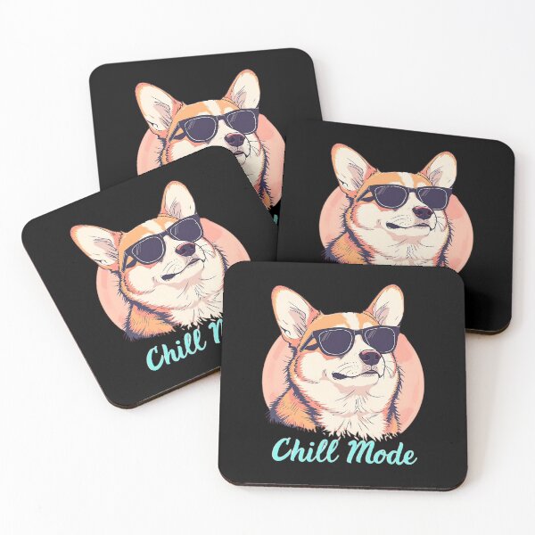 Item preview, Chill Mode Corgi — Cool Dog Illustration designed and sold by SoulenCify.