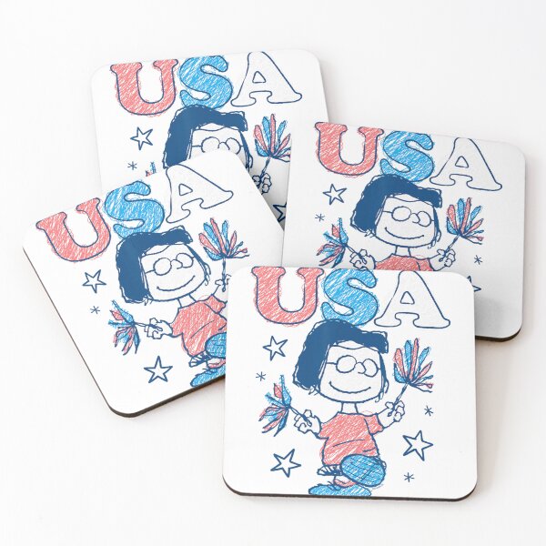 Item preview, Peanuts Marcie USA 4th Of July Patriotic Scribble designed and sold by pellamfeferr.