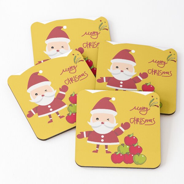 Item preview, Cartoon Christmas: Cat & Apples designed and sold by PrintStichCo.