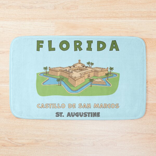 Item preview, Retro St. Augustine FL Fort Art | Vintage Castillo de San Marcos Travel Poster designed and sold by mashmosh.