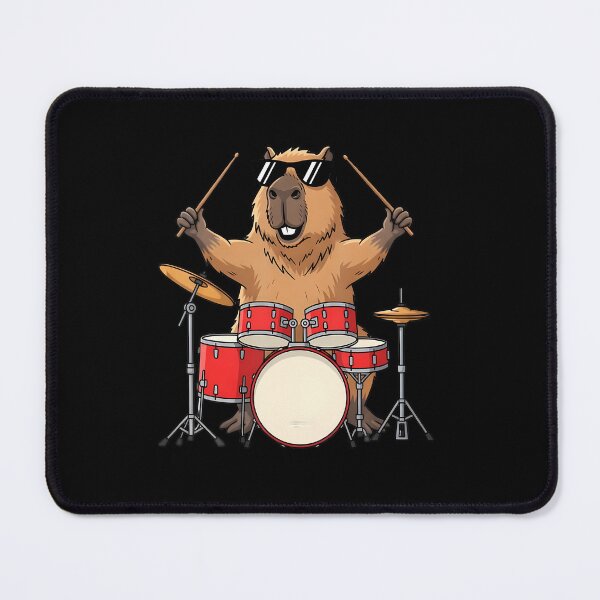Item preview, Capybara Playing Drums designed and sold by DeborahCarolyn.