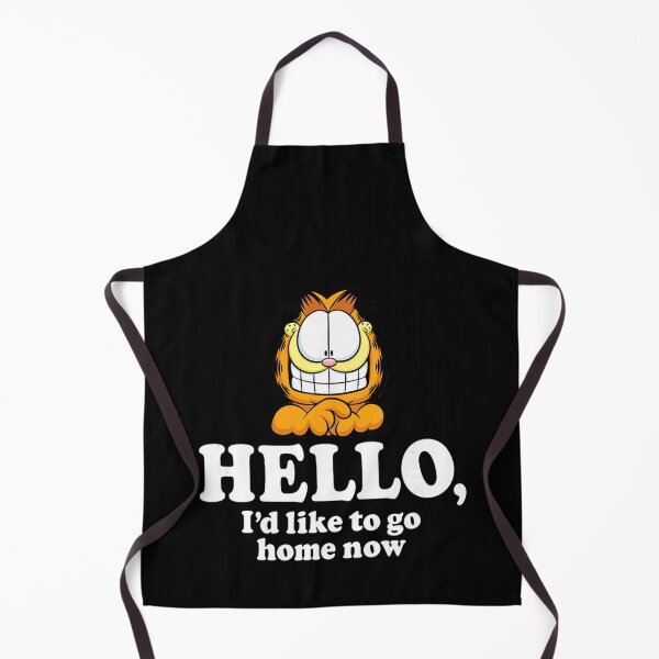 Item preview, Garfield Hello I'd Like To Go Home Now Funny Quote designed and sold by sardencourey3.