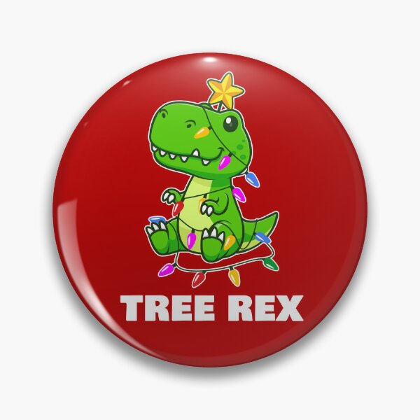 Artikelvorschau, Lustiger Tree Rex T-Rex Dinosaurier mit Weihnachtslichtern und Stern (auf dunklen Farben) entworfen und verkauft von messy-nessie.