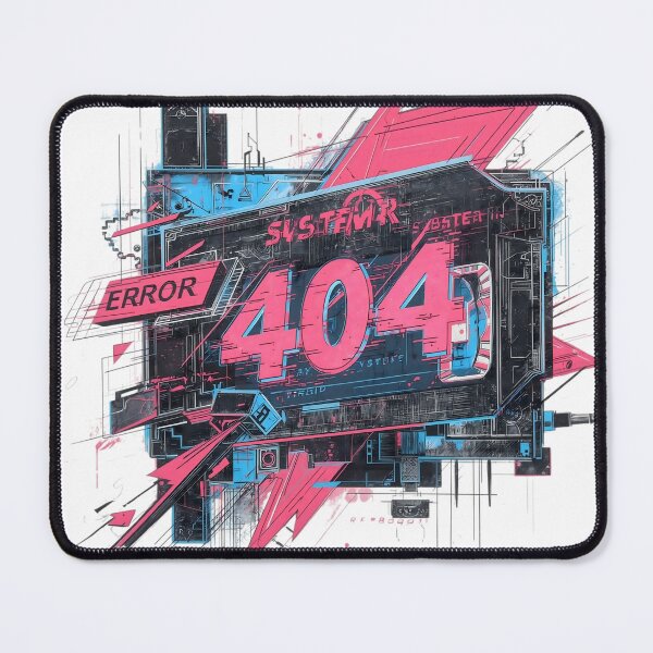 Item preview, Error 404 — Cyberpunk Glitch System Art designed and sold by SoulenCify.