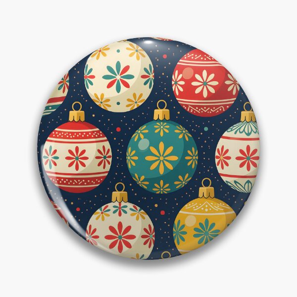 Item preview, Christmas Baubles in various bright patterns - Christmas decor enthusiasts designed and sold by Ponted.