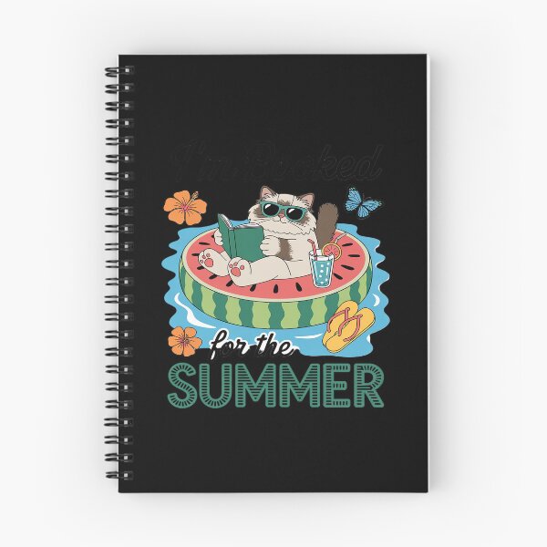 Item preview, Ragdoll Cat On Watermelon Float I'm Booked For The Summer designed and sold by ToggleBet.