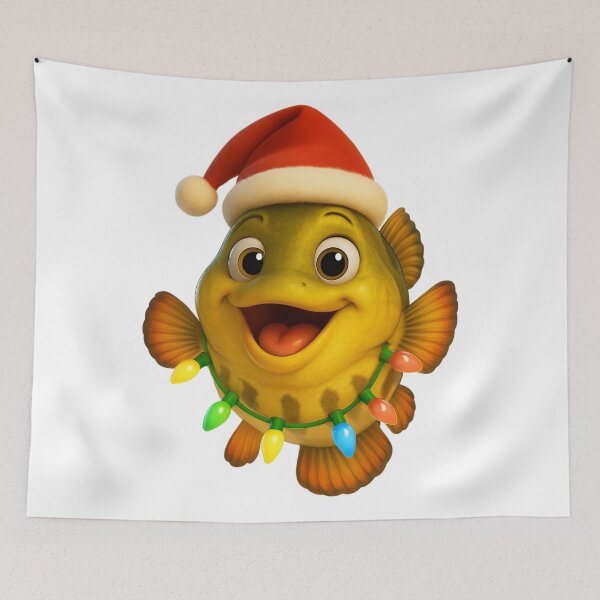 Item preview, Christmas Yellow Perch Fish designed and sold by Sillytoe.