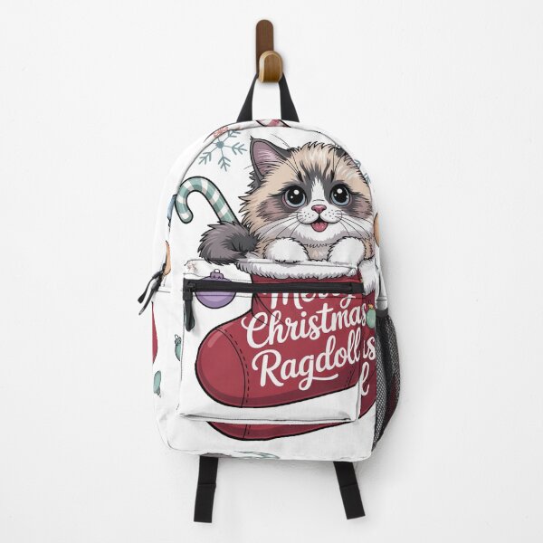 Item preview, Ragdoll cat merry Christmas Santa designed and sold by kaka8888.