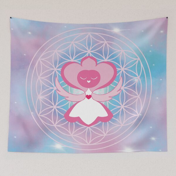 Item preview, Fairy Manuella – Infinite Love and Flower of Life designed and sold by Herami.