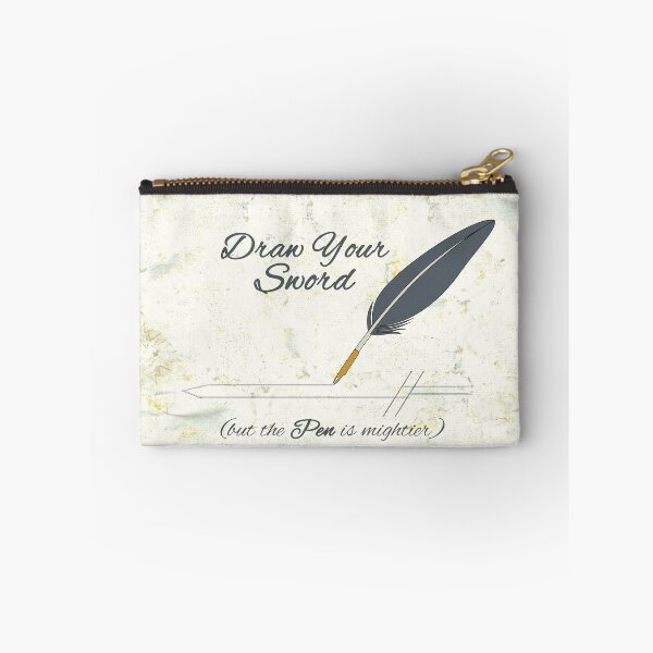 Item preview, Draw Your Sword (but the Pen is mightier) designed and sold by Smiling Moon.