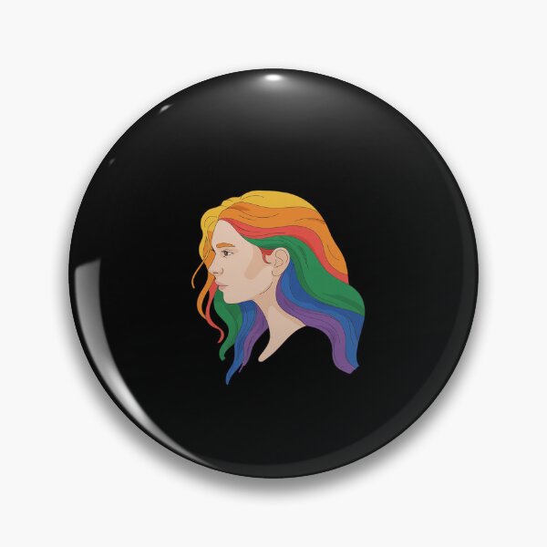 Item preview, Rainbow Hair Afro Pride Artistic Queen Women Men designed and sold by ToggleBet.