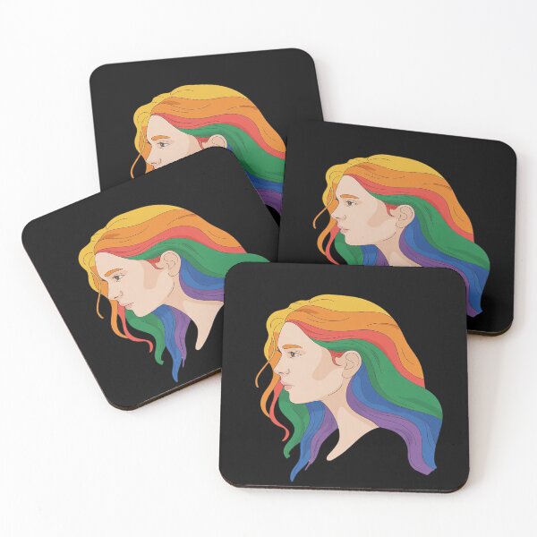 Item preview, Rainbow Hair Afro Pride Artistic Queen Women Men designed and sold by ToggleBet.