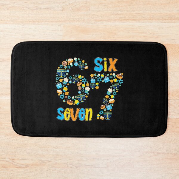 Item preview, Hanukkah Menorah Dreidel 67 Festive Chanukah Six Seven Meme designed and sold by DorisElaine.