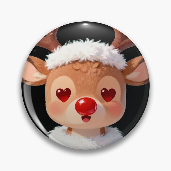Item preview, A cute reindeer with red nose and red eyes designed and sold by Dxvect.