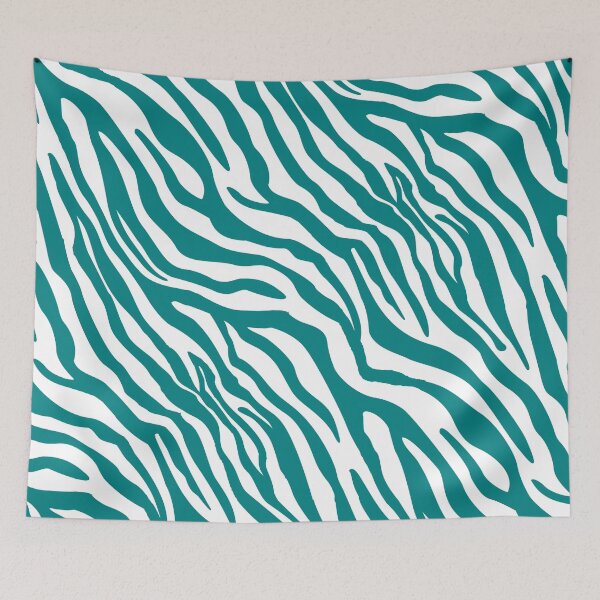 Item preview, Teal Zebra Print Pattern designed and sold by dk80.