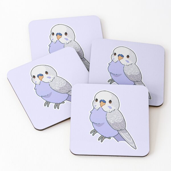 Item preview, Violet dilute budgie male designed and sold by Blueberry-b1rd.