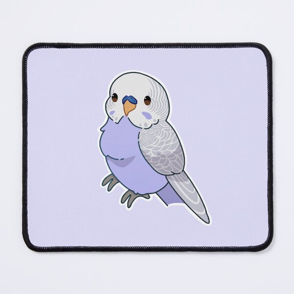Item preview, Violet dilute budgie male designed and sold by Blueberry-b1rd.