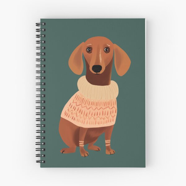 Item preview, Cute Dachshund Christmas Sweater – Funny Dachshund in a Christmas Sweater | Christmas Dog Illustration designed and sold by PAPERGEI Studio.