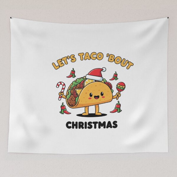 Item preview, Let's Taco Bout Christmas Shirt for Adults - Festive Holiday Apparel designed and sold by KINGWANI.
