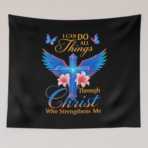 Item preview, I Can Do All Things Through Christ Philippians 413 designed and sold by LavetaCatherine.