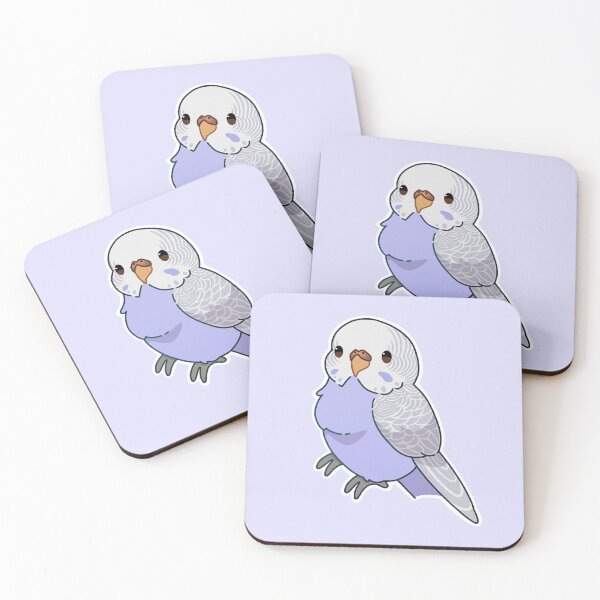 Item preview, Violet dilute budgie female designed and sold by Blueberry-b1rd.