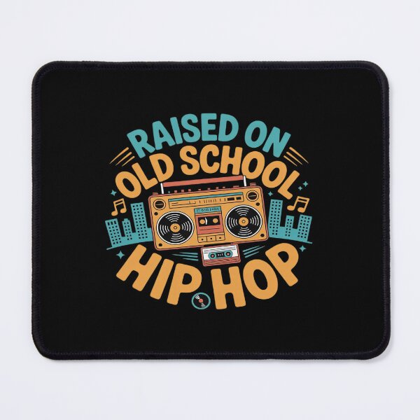 Item preview, Raised on Old School Hip Hop designed and sold by BubblePancake.