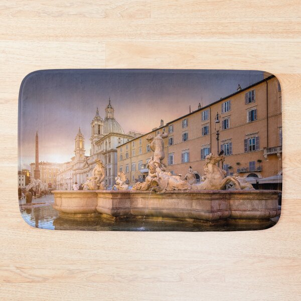 Item preview, Piazza Navona at sunset in Rome, Italy. designed and sold by mitzobs.