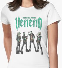 Veneno Merch - Rock in Hell Forever Women's Fitted T-Shirt
