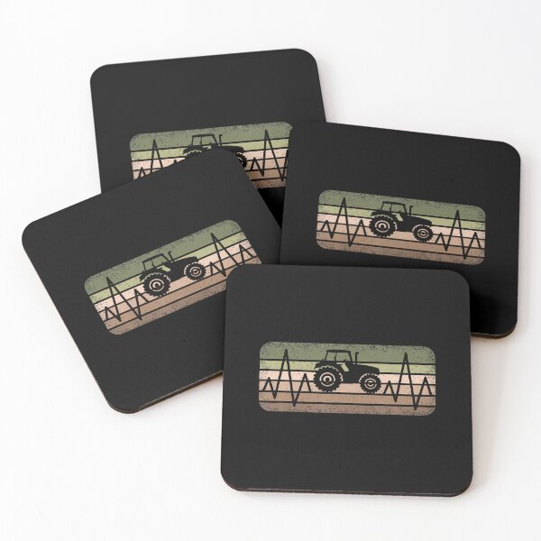 Item preview, Heartbeat Tractor Lover Retro Farmer designed and sold by JuneLisa1.
