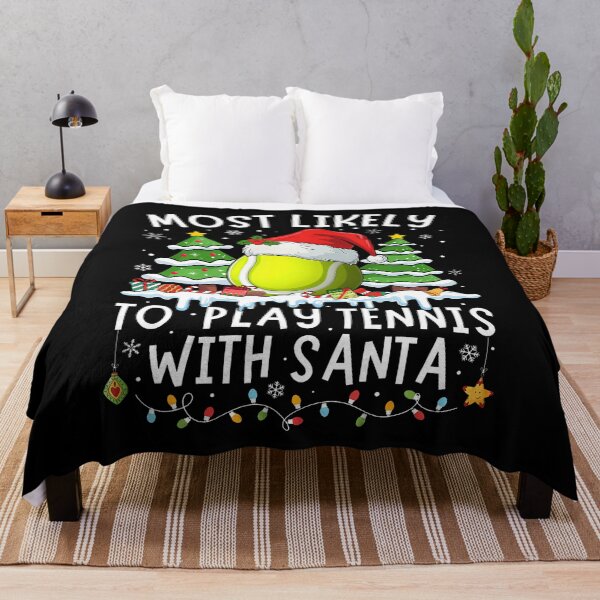 Item preview, Most Likely To Play Tennis With Santa Matching Christmas designed and sold by FlorenceNorma.