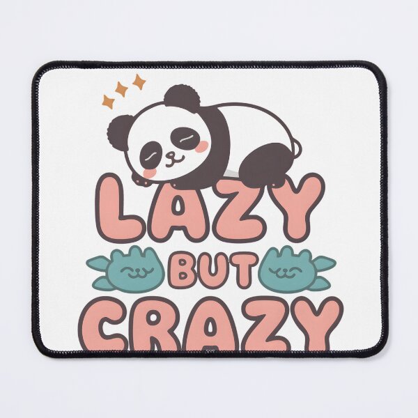 Item preview, Kawaii Sleeping Panda Funny Quote designed and sold by PixelPanda Cosmos.