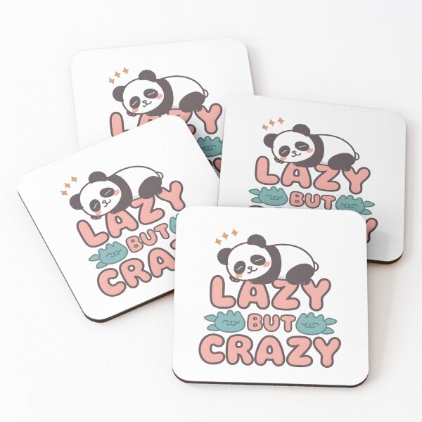 Item preview, Kawaii Sleeping Panda Funny Quote designed and sold by PixelPanda Cosmos.