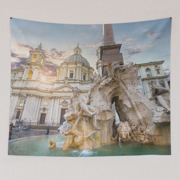 Item preview, Fountain of the Four Rivers in Rome, Italy in Piazza Navona designed and sold by mitzobs.