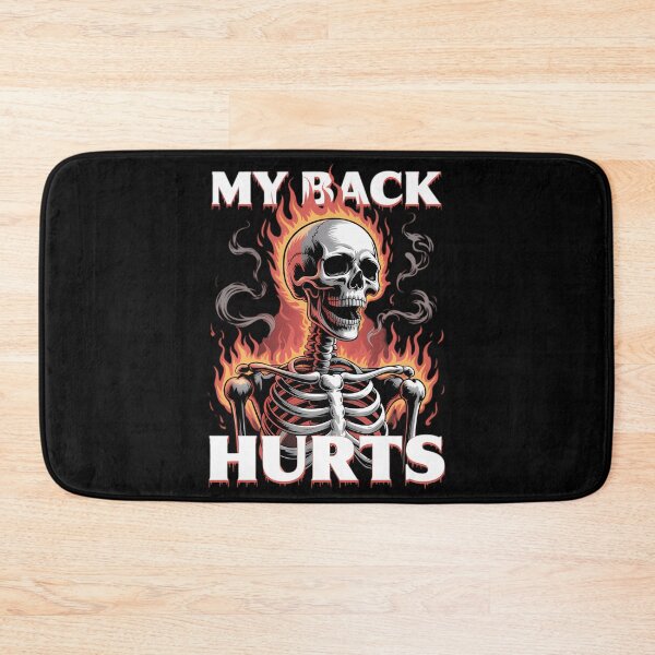 Item preview, My Back Hurts Funny designed and sold by NicoletteLittel.