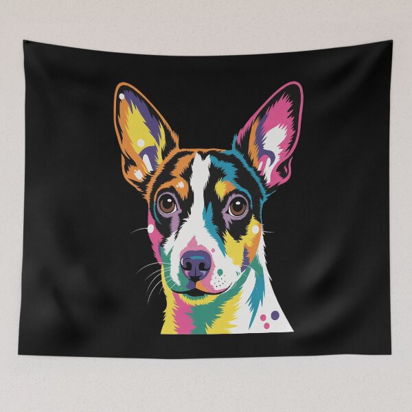 Item preview, Rat Terrier Lover Pop Art Rat Terrier Dog designed and sold by BubblePancake.