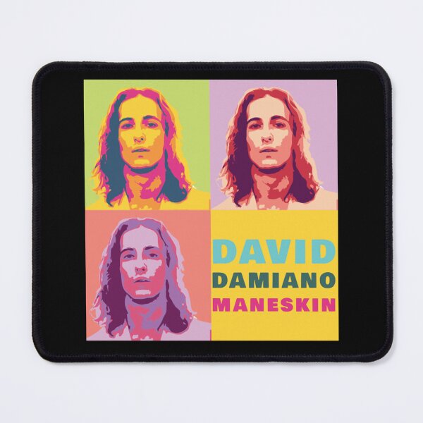 Item preview, Damiano David Pop Art Portrait – Vibrant Retro Aesthetic Design designed and sold by markelhovardt.