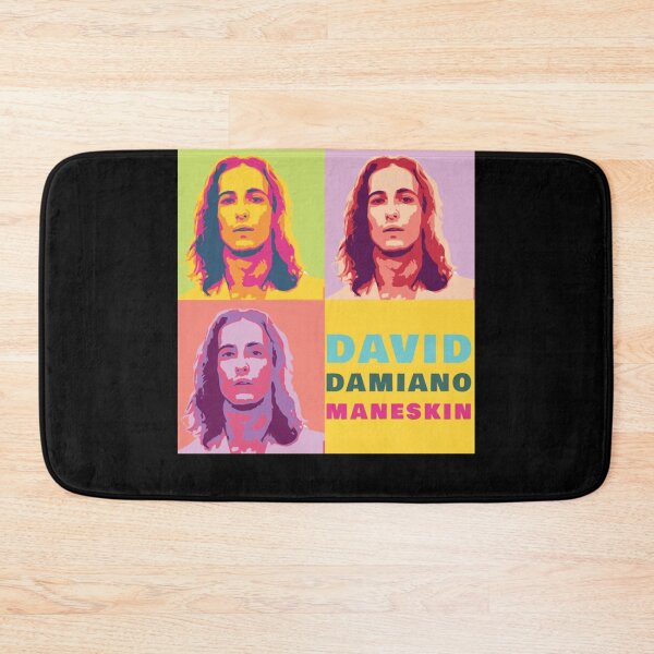 Item preview, Damiano David Pop Art Portrait – Vibrant Retro Aesthetic Design designed and sold by markelhovardt.