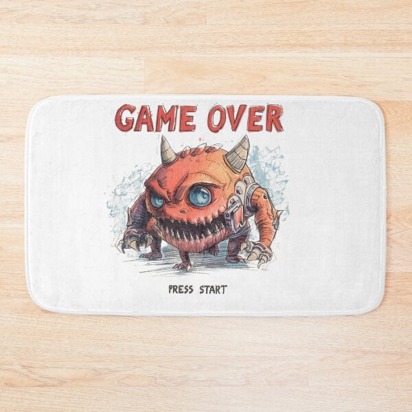 Item preview, Game Over Monster — Cartoon Gaming Creature Art designed and sold by SoulenCify.